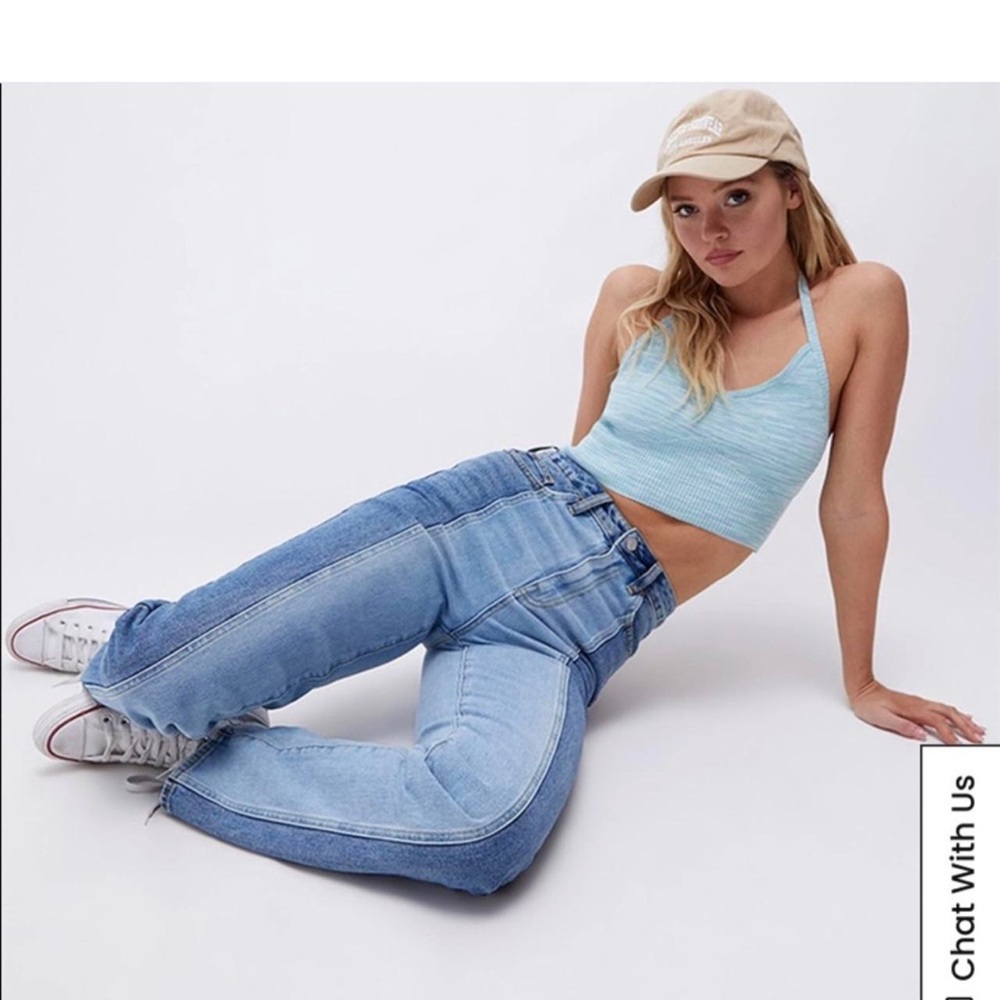 worn once pacsun 2 shade jeans